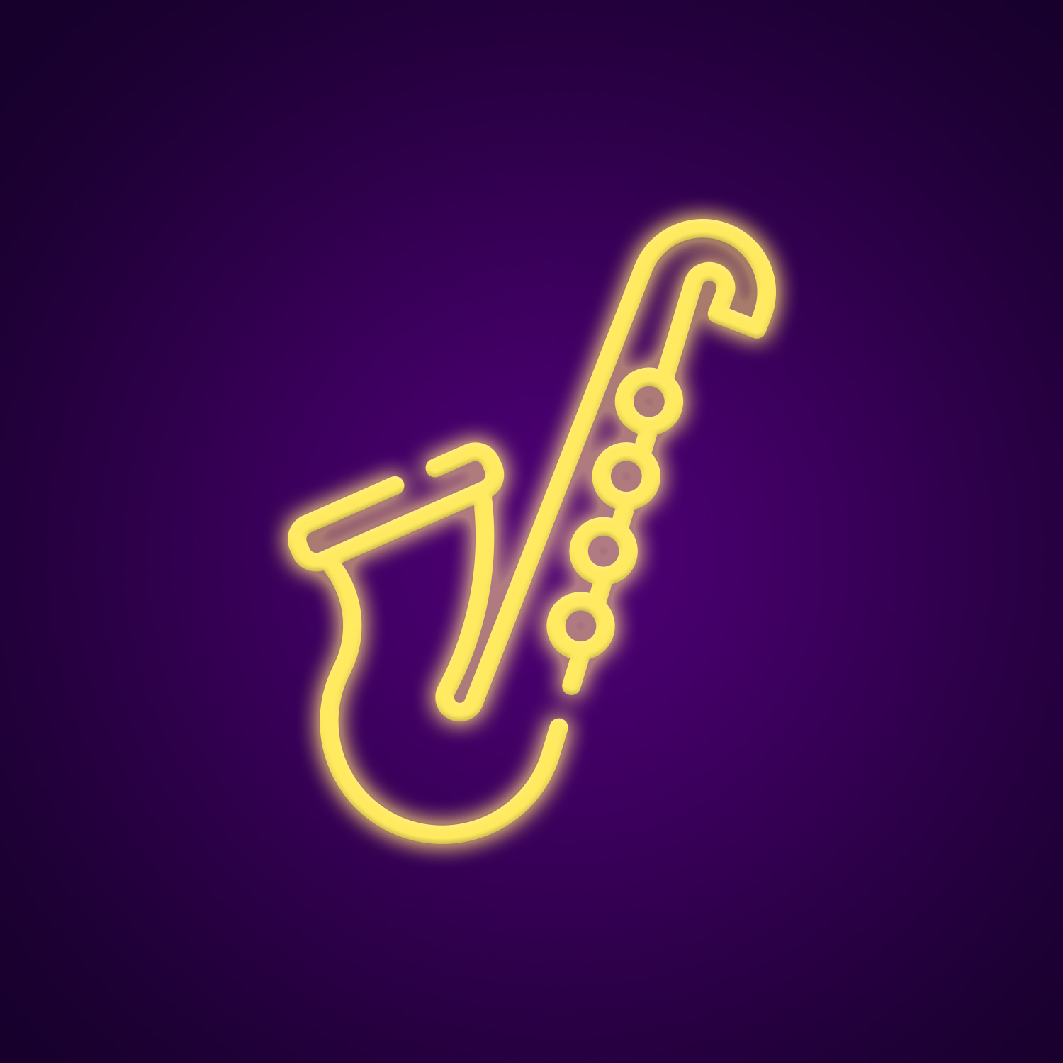 saxophone neon