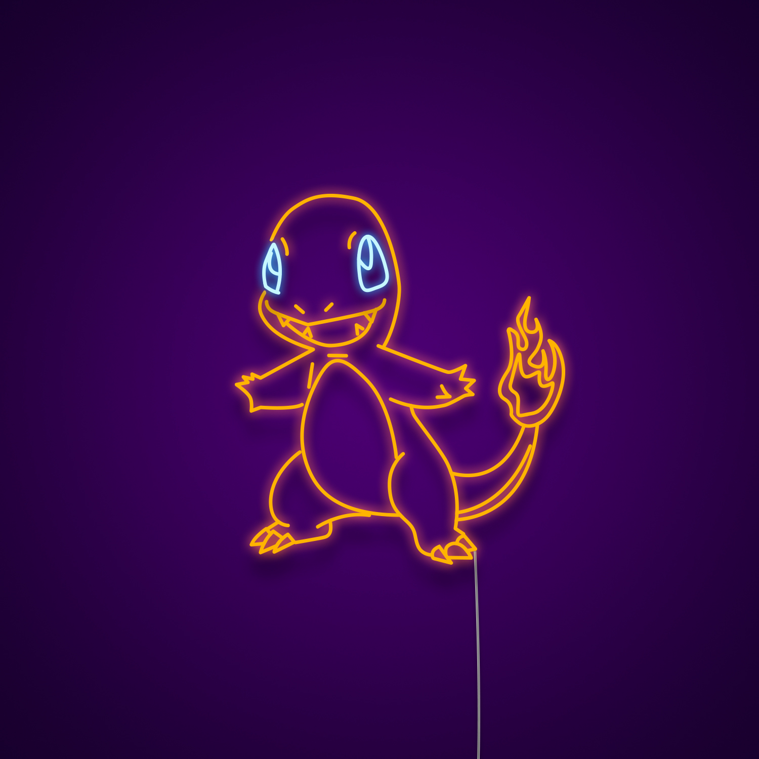 Charmander Neon Sign | Anime Neon Sign | Made by Neonize